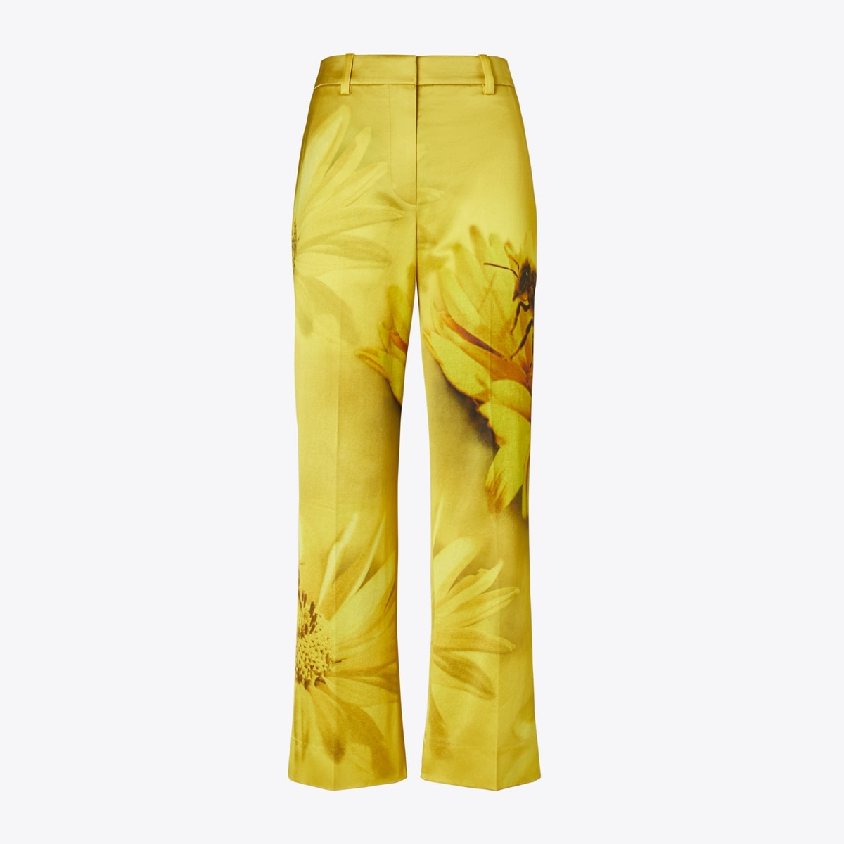 Printed Satin Trouser: Women's Designer Bottoms | Tory Burch