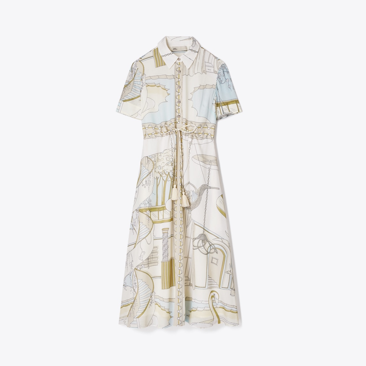 プリント シャツドレス: レディース ワンピース | Tory Burch JP