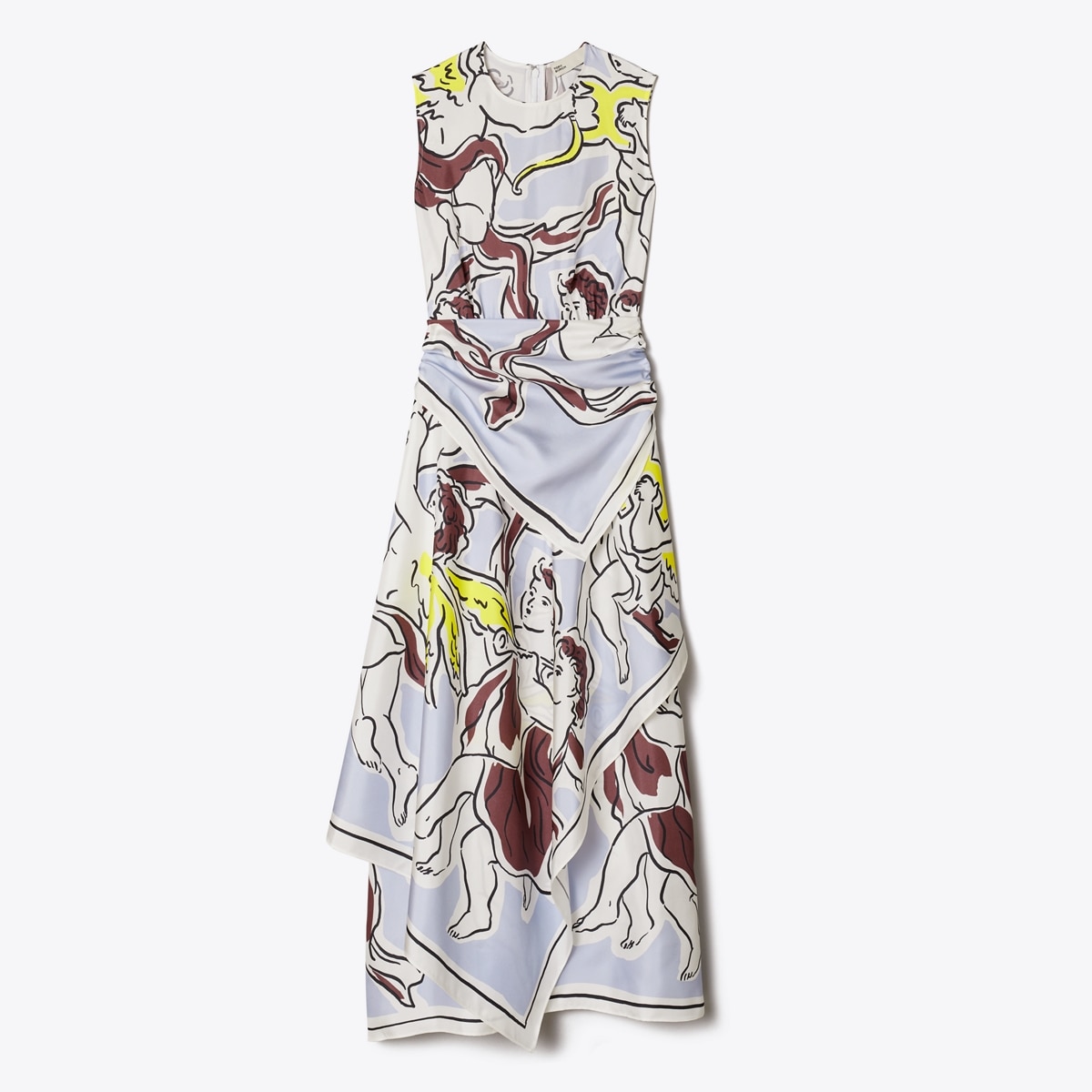 Printed Silk Dress: Women's Designer Dresses | Tory Burch