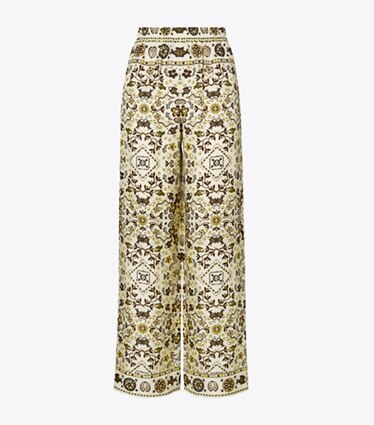 Tory Burch Tory Burch Jacquard silk trousers main image 0