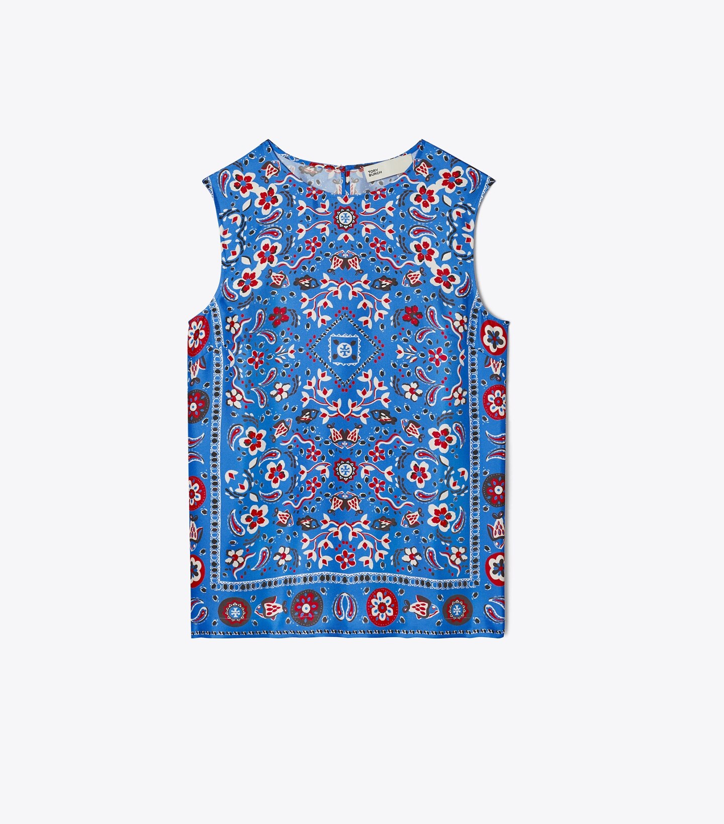 Printed Silk Shell