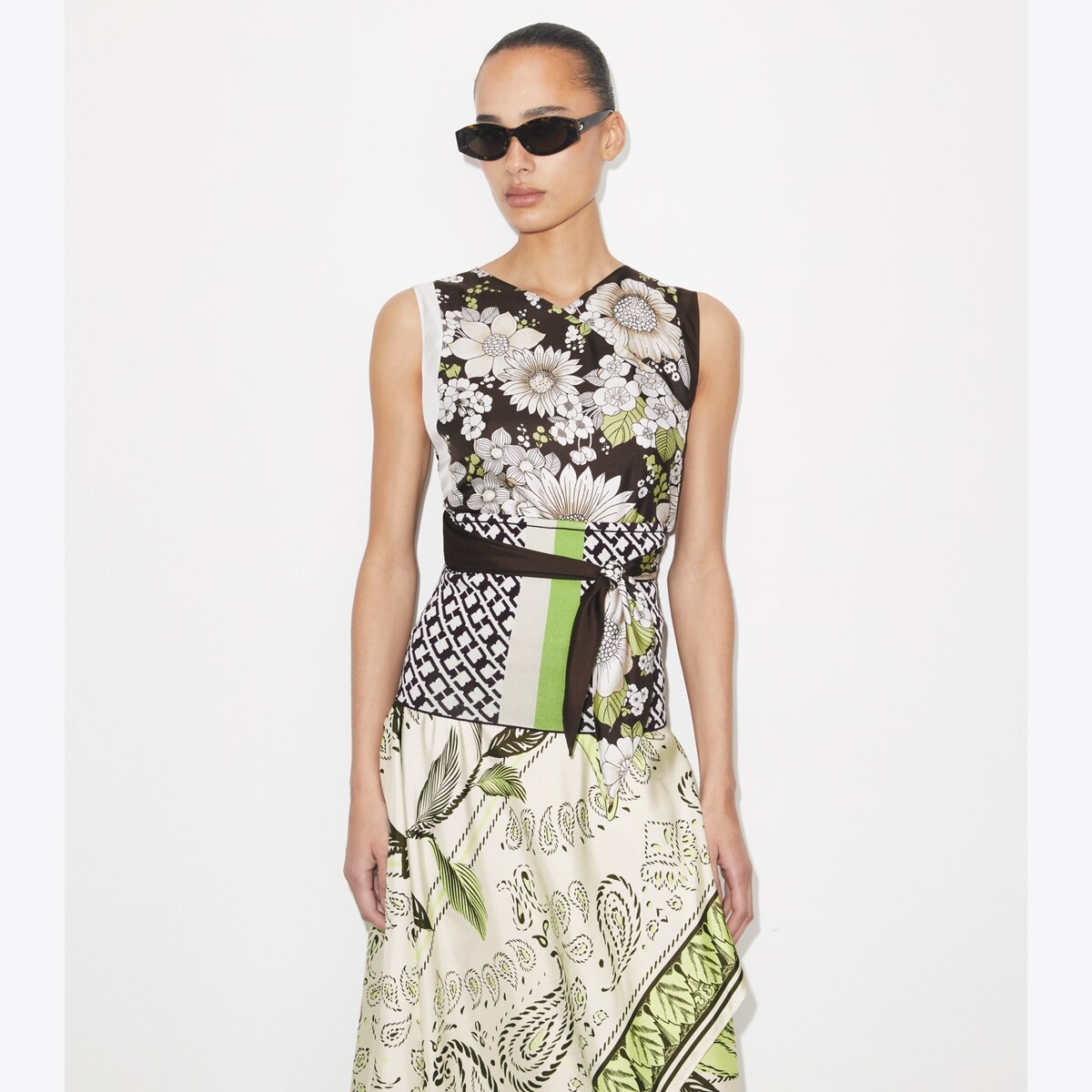 PRINTED SILK TOP - thumbnail 2