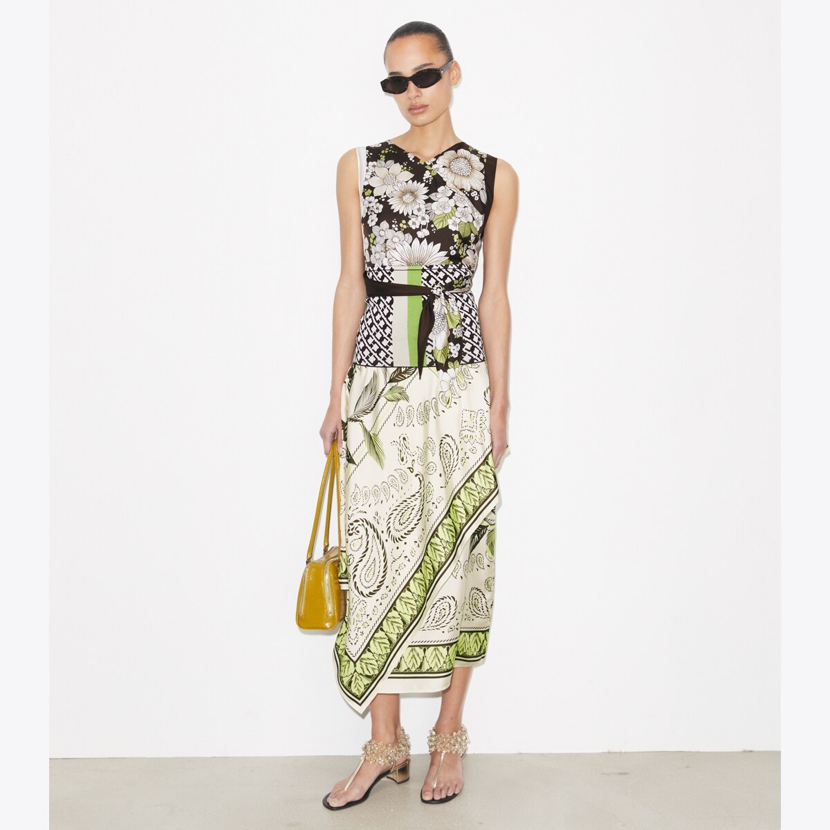 Printed Silk Top: Women's Designer Tops | Tory Burch