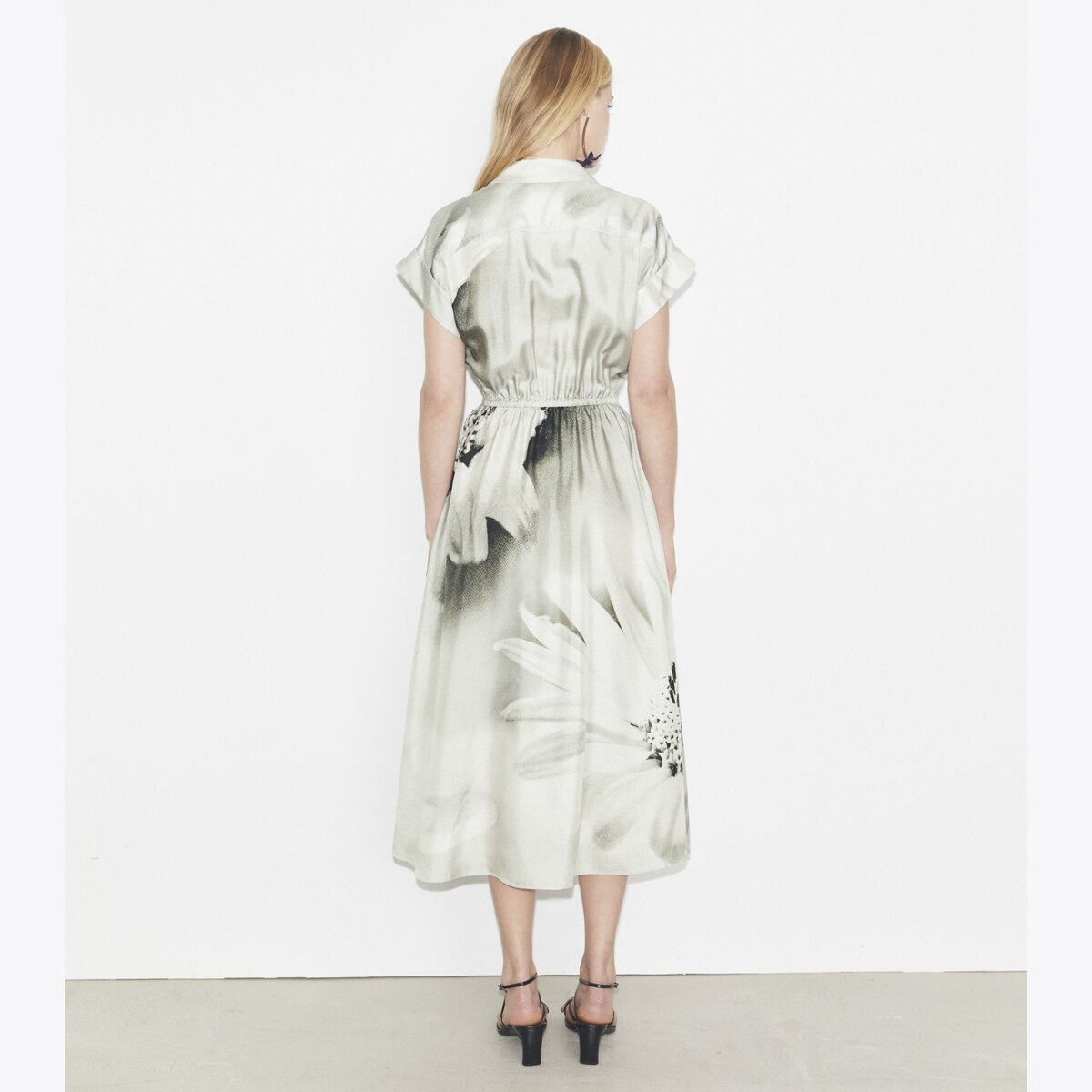 【Tory Burch】プリントツイル ミディドレス*関税/送料込み Printed Silk Twill Shirtdress: Women's Designer Dresses