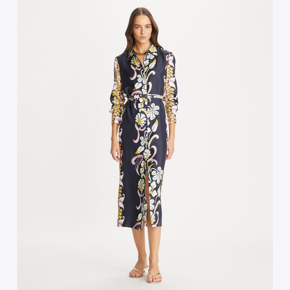 tory burch printed silk twill dress Printed Silk Dress: Women's Designer Dresses