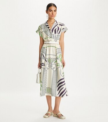 Printed Designer Dresses Embroidered Dresses Tory Burch UK