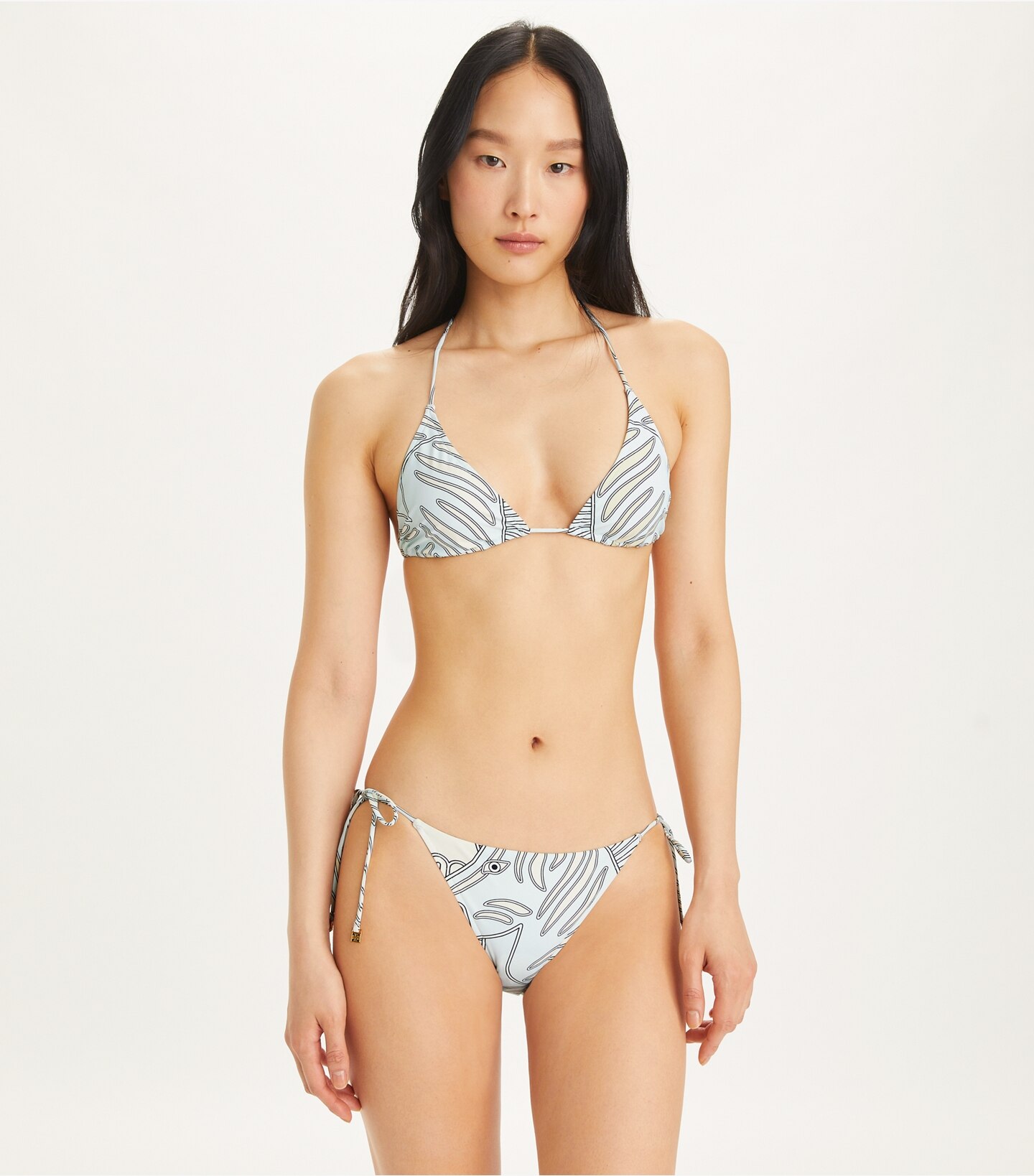 Printed String Bikini Bottom