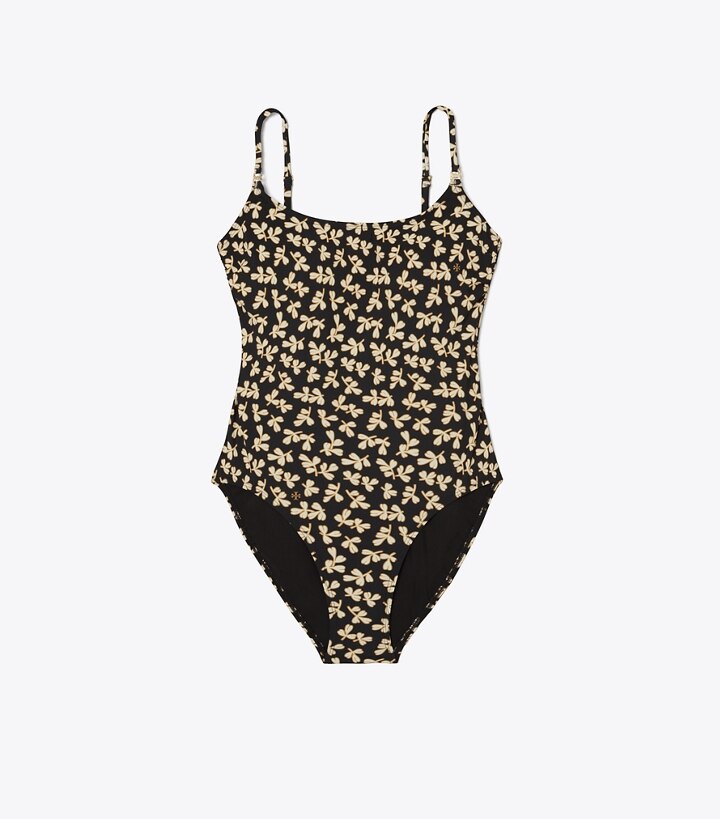 Printed Tank Suit: Women's Designer One Pieces | Tory Burch