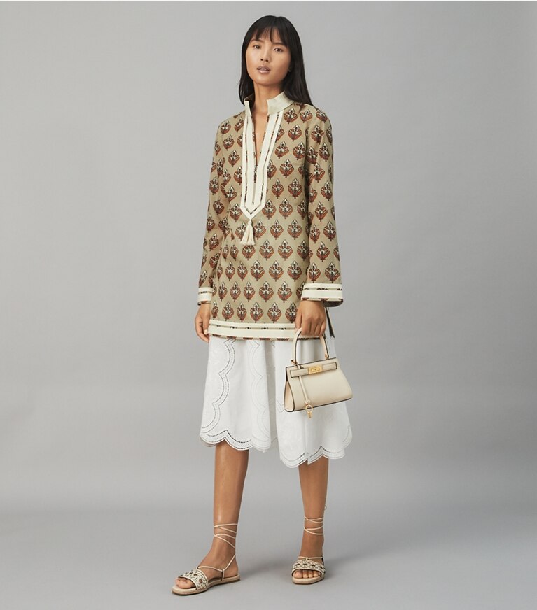 Printed Tassel Tunic: Women's Designer Coverups | Tory Burch