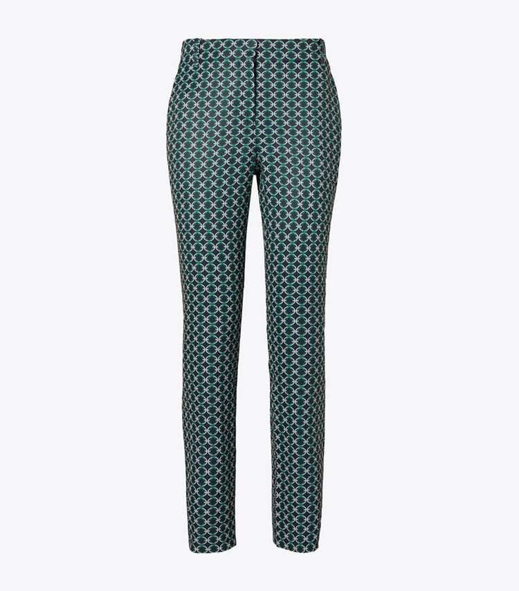 Tory Sport designer bottoms Printed Tech Twill Golf Pants in Tory Navy Locking Rings Small front