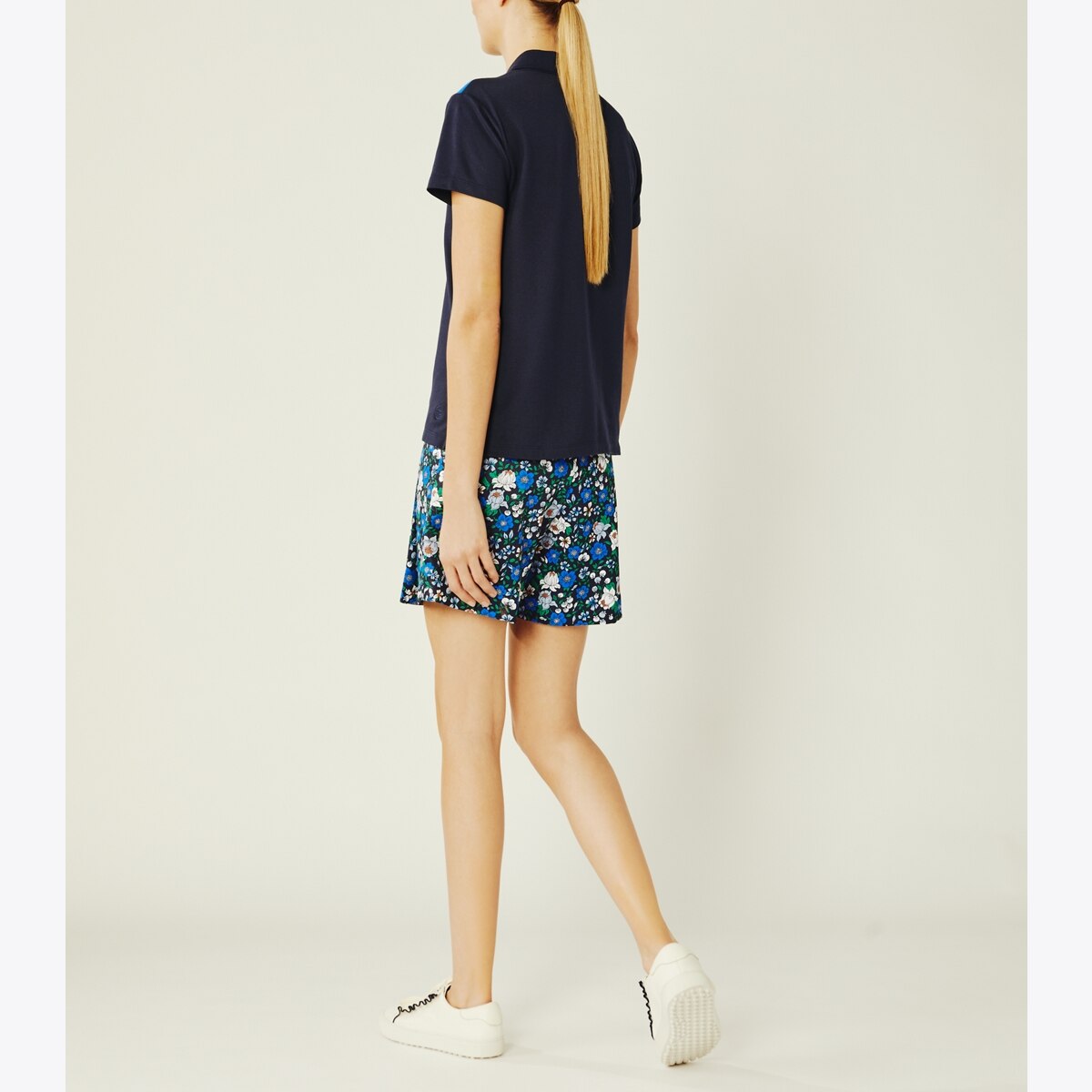 Printed Tech Twill Golf Skort: Women's Designer Bottoms