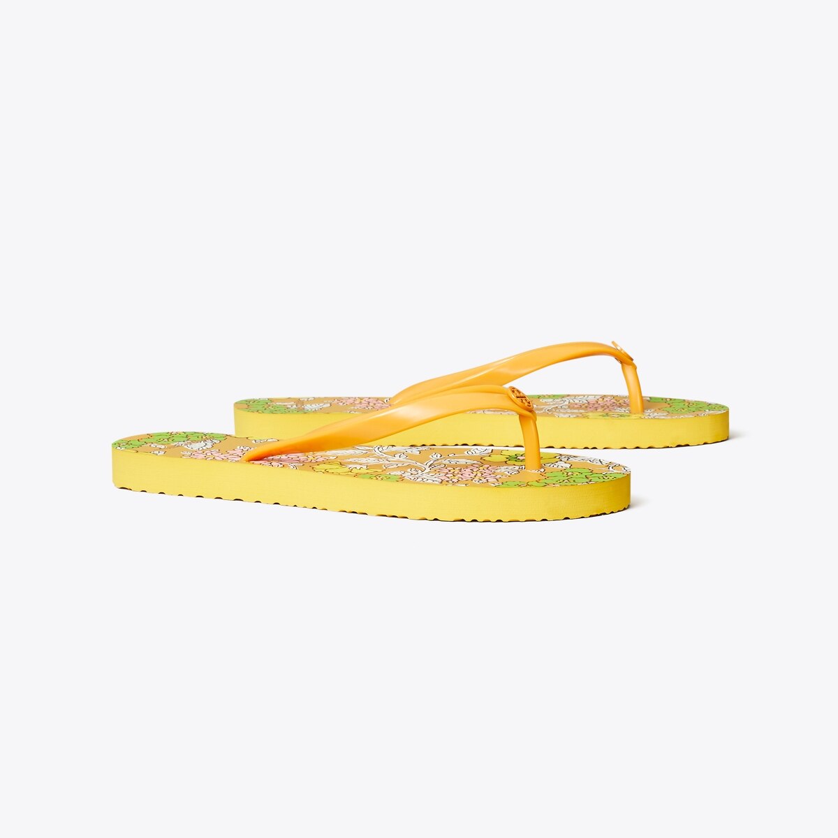 Introducir 95+ imagen tory burch printed thin flip flops