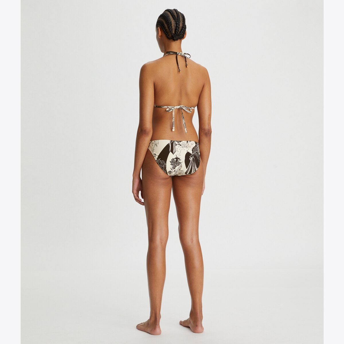 Printed Triangle Bikini Top: Women's Designer Two Pieces