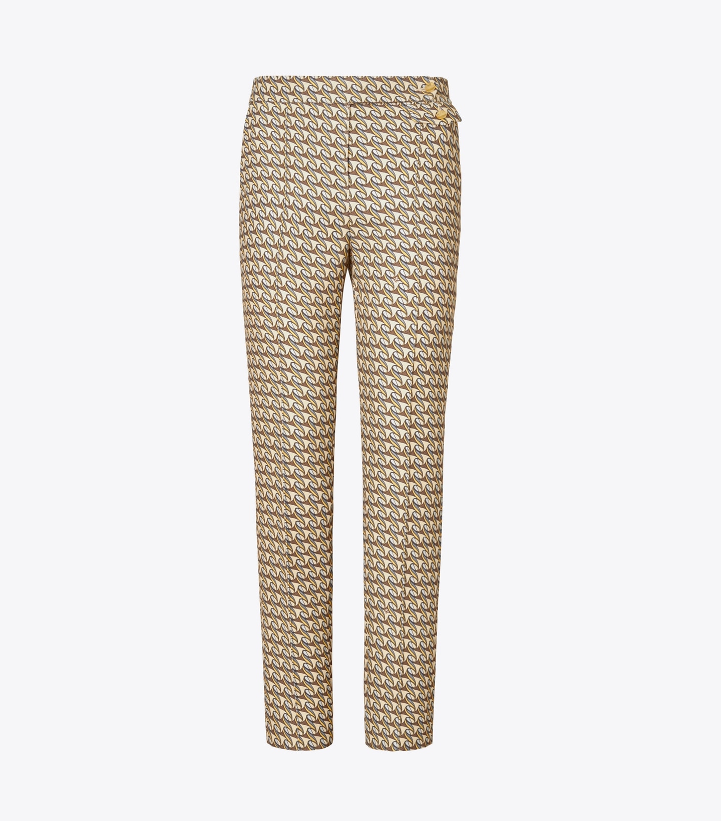 Printed Twill Crepe Pant