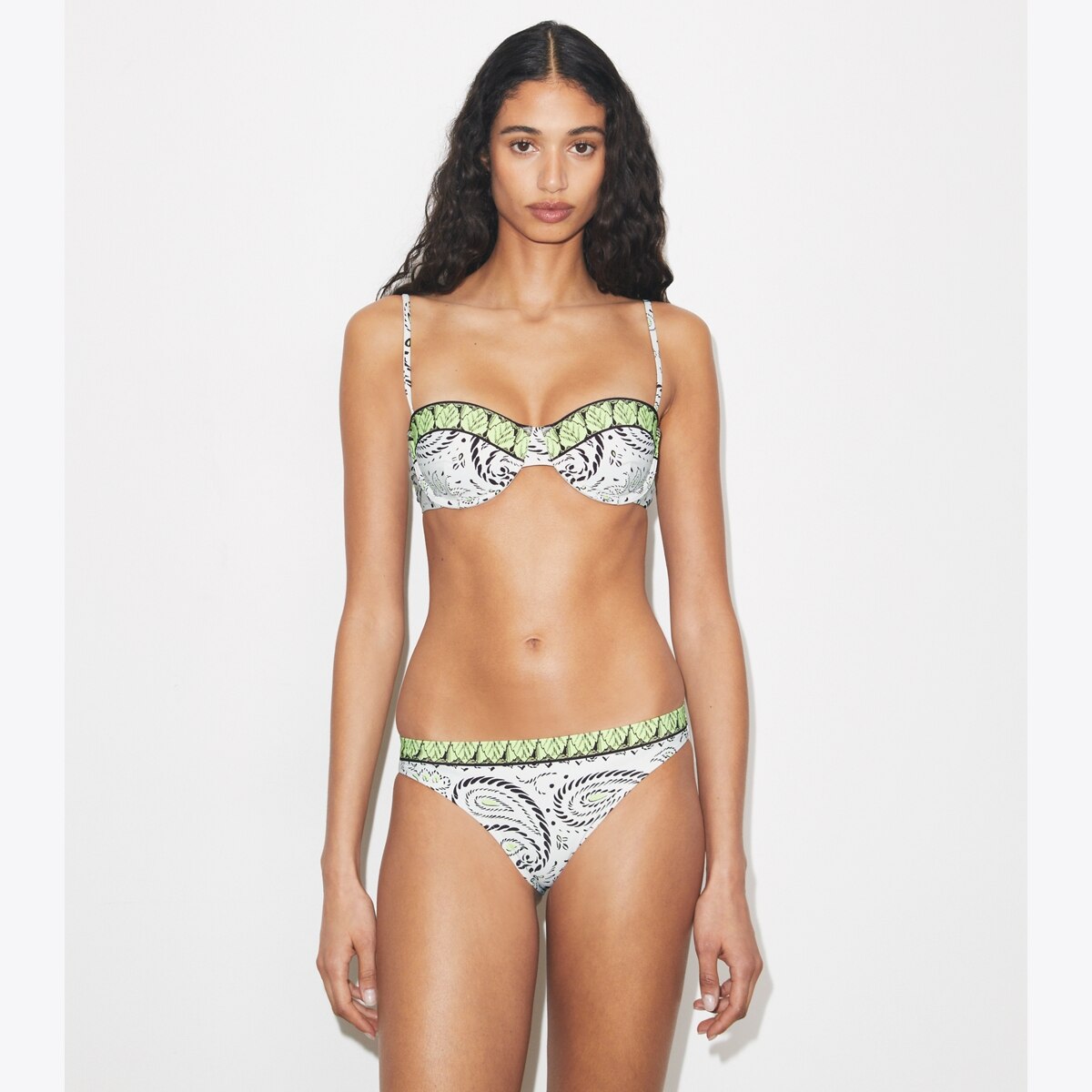 PRINTED UNDERWIRE BIKINI TOP - thumbnail 2
