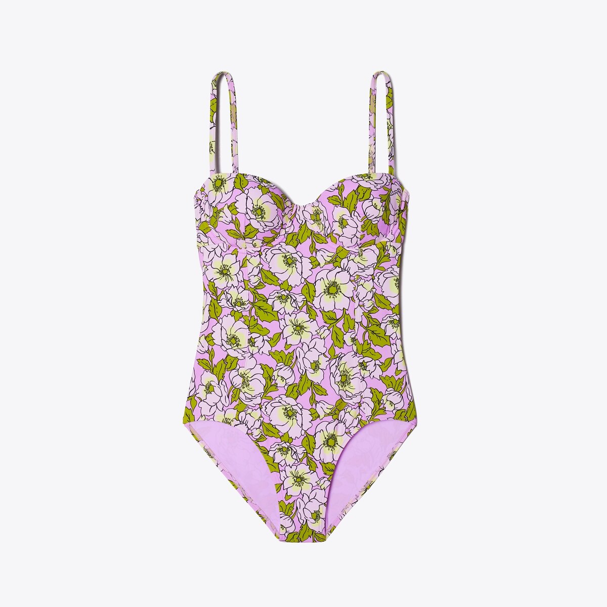 Printed Underwire One-Piece Swimsuit: Women's Swim | One Pieces | Tory ...