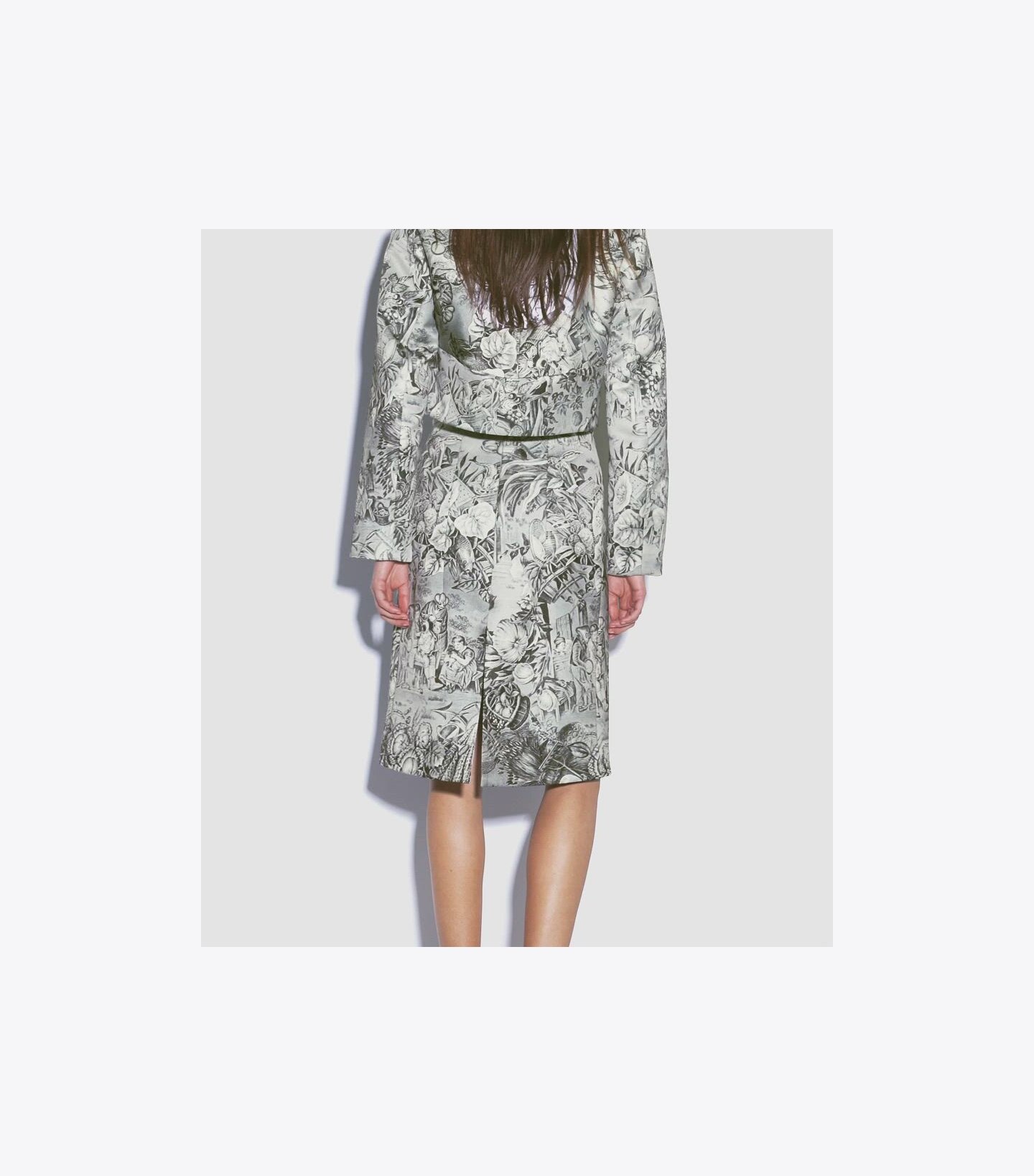 Printed Viscose Blazer