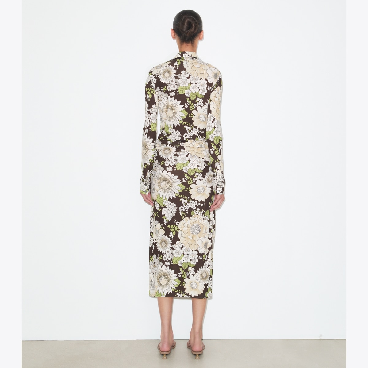 PRINTED VISCOSE DRESS - thumbnail 3