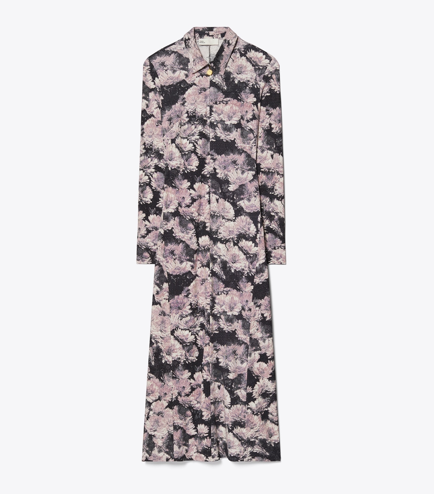 Printed Viscose Polo Dress