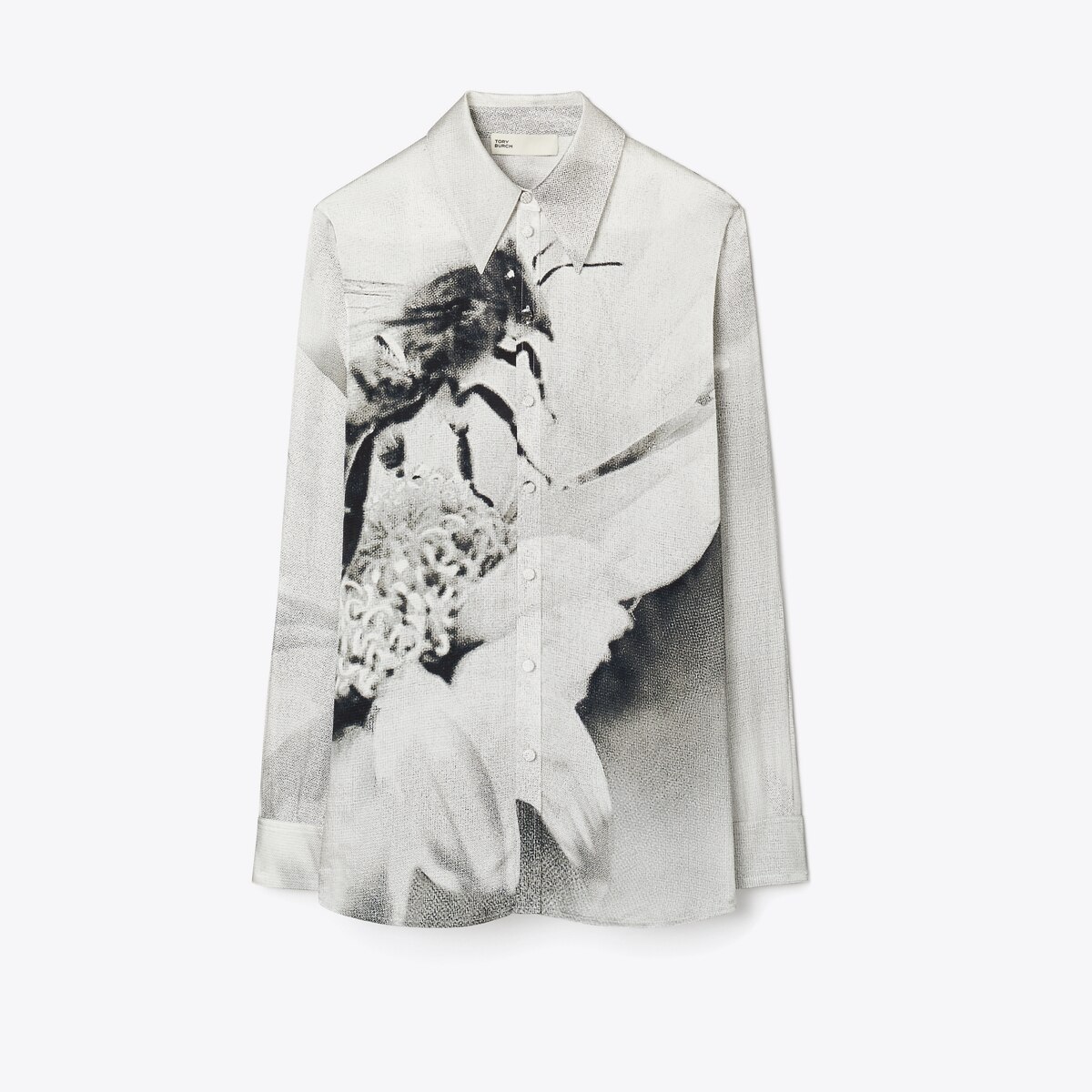 TORY BURCH 花柄長袖シャツ Sサイズ Printed Viscose Shirt: Women's Designer Tops | Tory Burch
