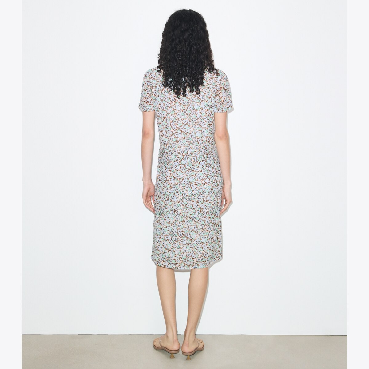 PRINTED VISCOSE SHIRTDRESS - thumbnail 3