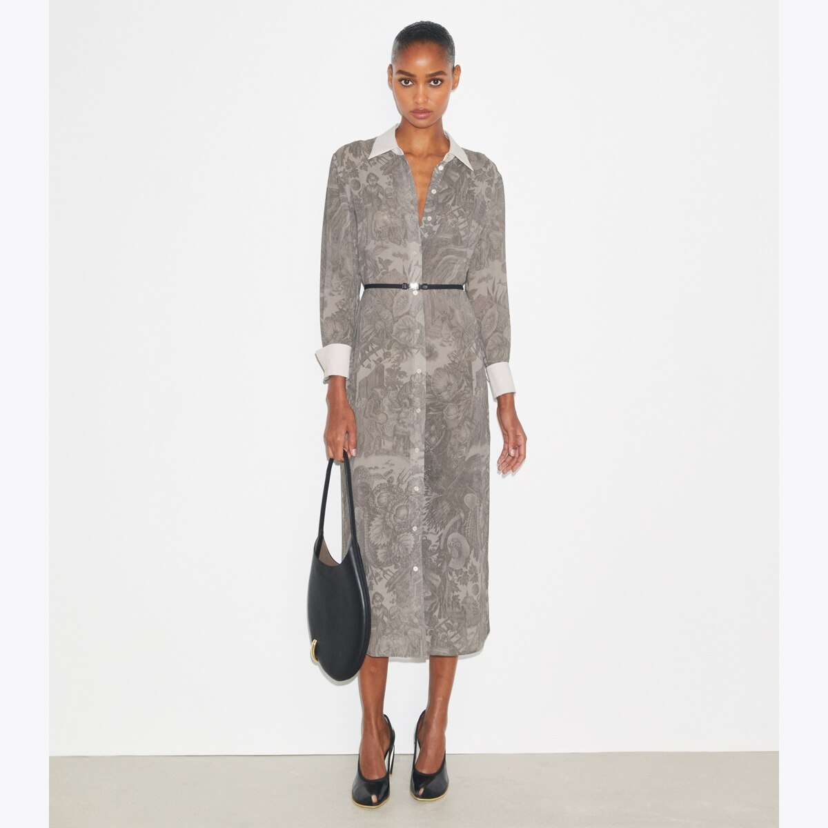 シルクドレス★Tory Burch★PRINTED SILK SHIRTDRESS Printed Silk Shirtdress: Women's Designer Dresses | Tory Burch