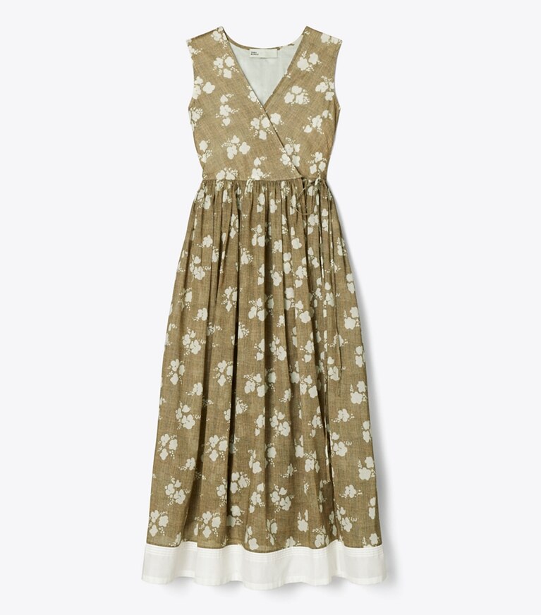 Tory burch sale printed wrap dress