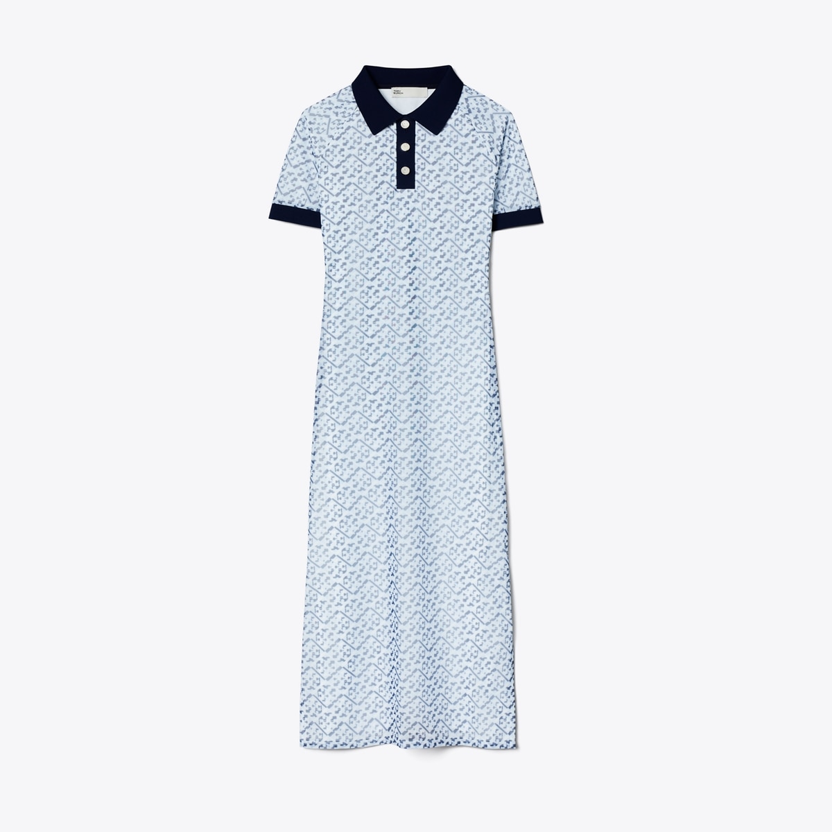Tory Burch トリーバーチ プリントメッシュTシャツドレス2サイズ printed-shirtdress-front.