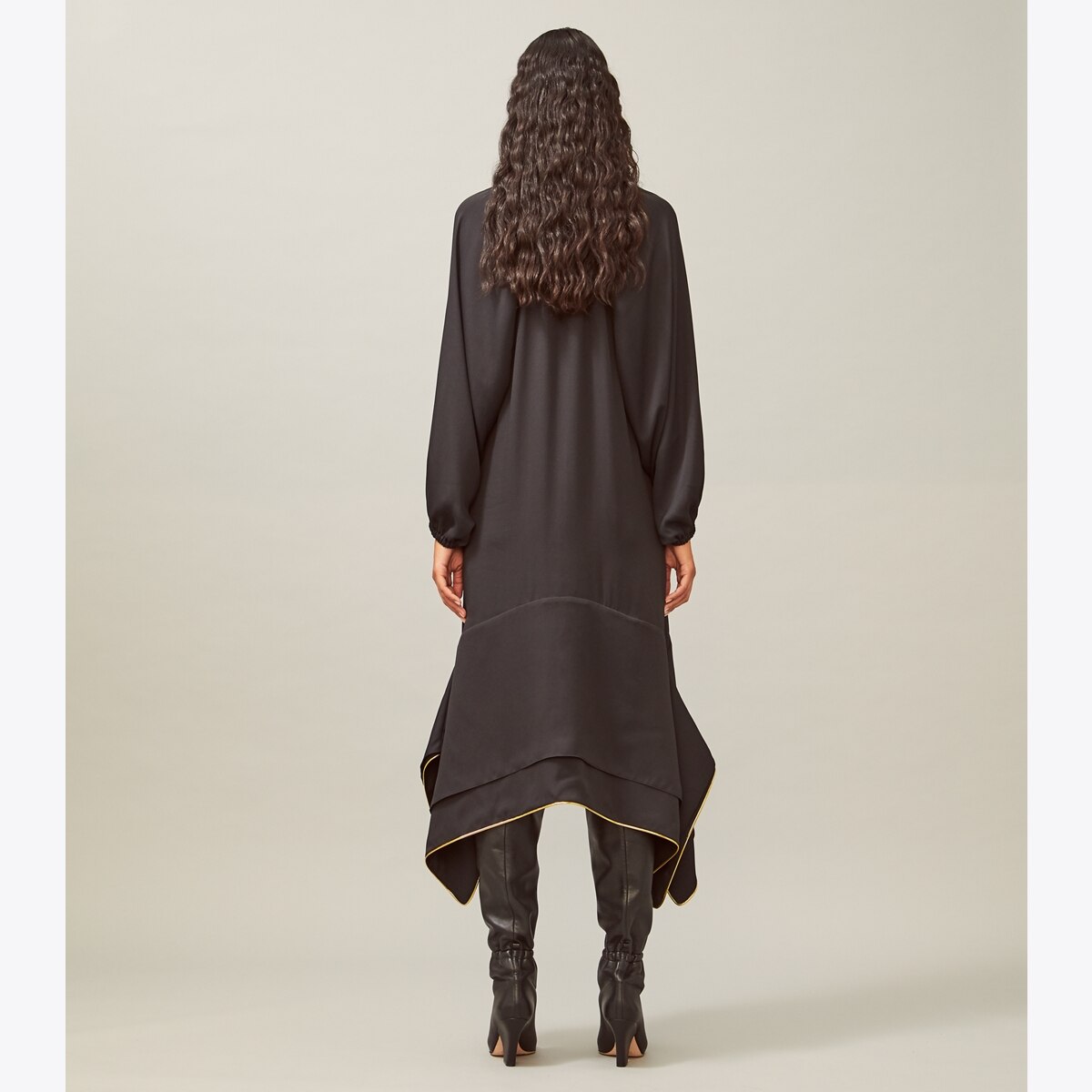 Puffed-Sleeve Tunic Dress: Women's Designer Dresses | Tory Burch