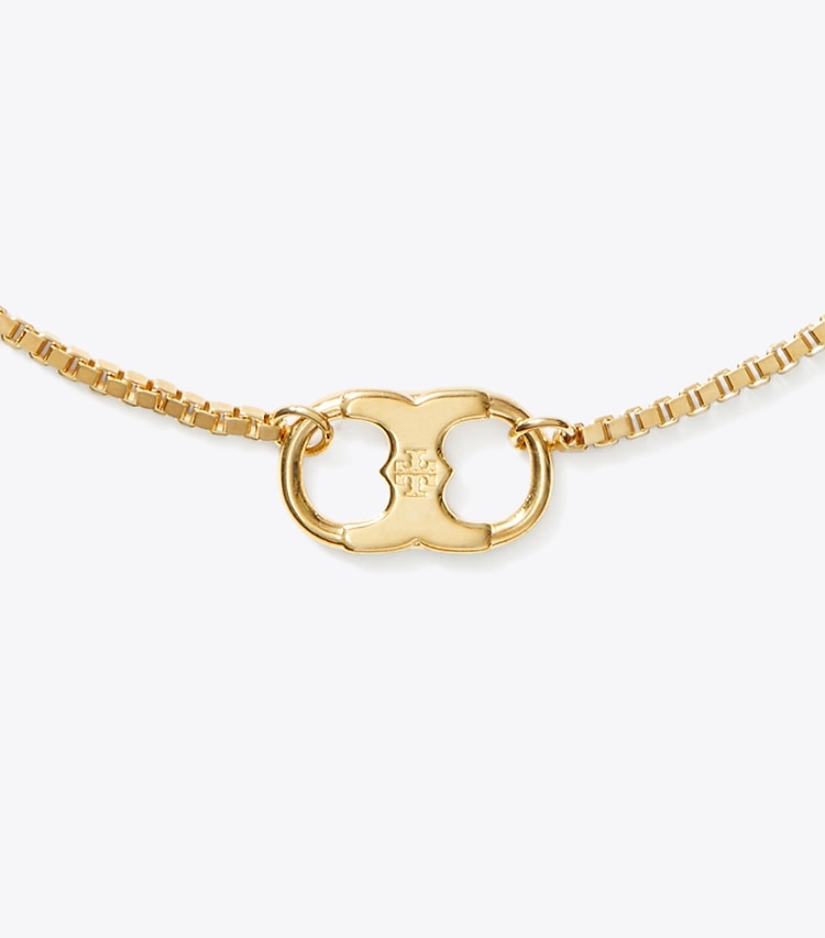 Tory Burch diseñador pulseras Pulsera de cadena Embrace Ambition en Gold detalle