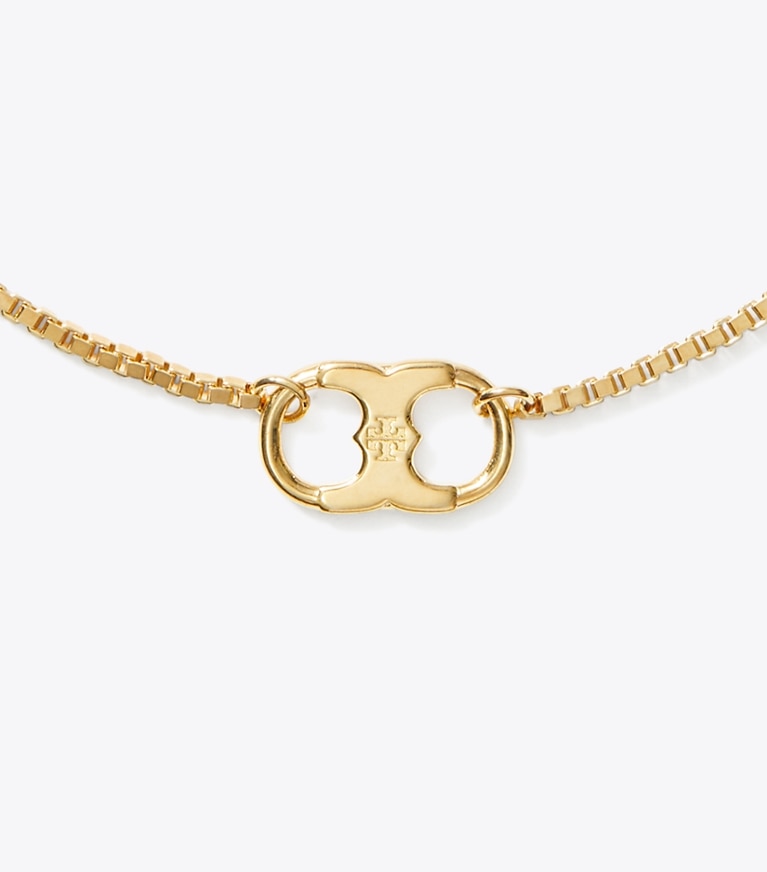Tory Burch diseñador pulseras Pulsera de cadena Embrace Ambition en Gold detalle