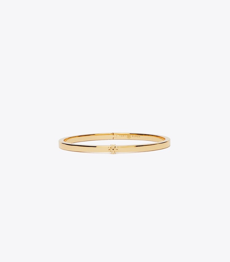 Tory Burch diseñador pulseras Pulsera fina Icon en Tory Gold frente