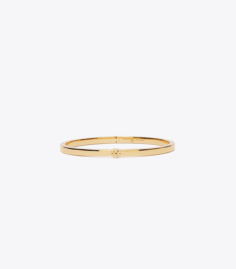 Tory Burch diseñador pulseras Pulsera fina Icon en Tory Gold frente