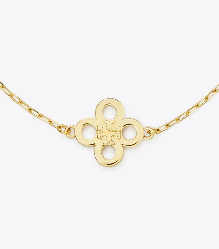 Tory Burch diseñador pulseras Pulsera Forget Me Not en Tory Gold detalle