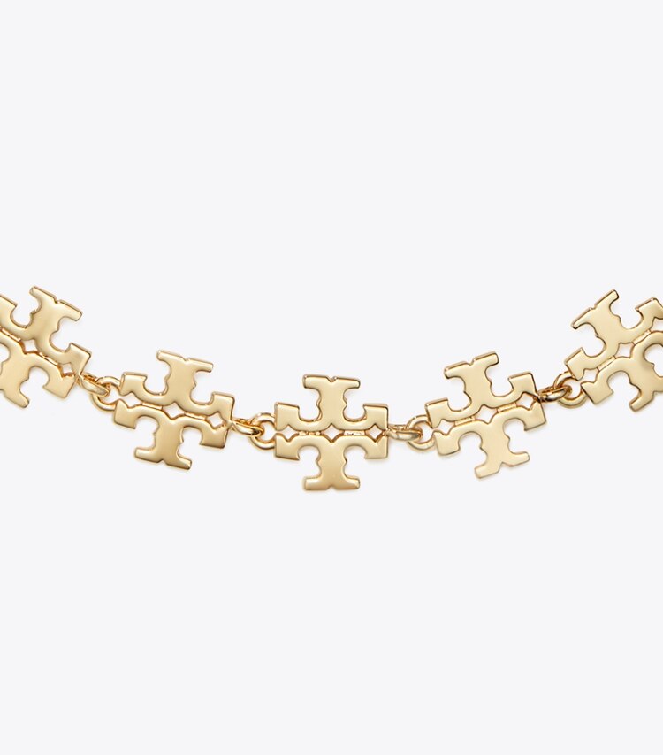 Tory Burch diseñador pulseras Pulsera Icon en Tory Gold detalle
