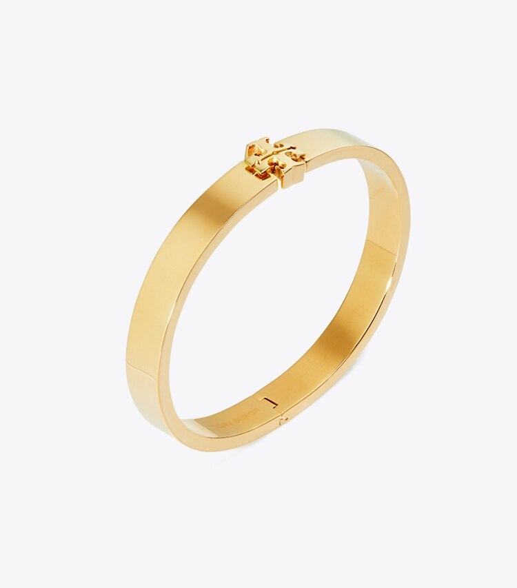 Tory Burch diseñador pulseras Pulsera mediana Icon en Tory Gold detalle