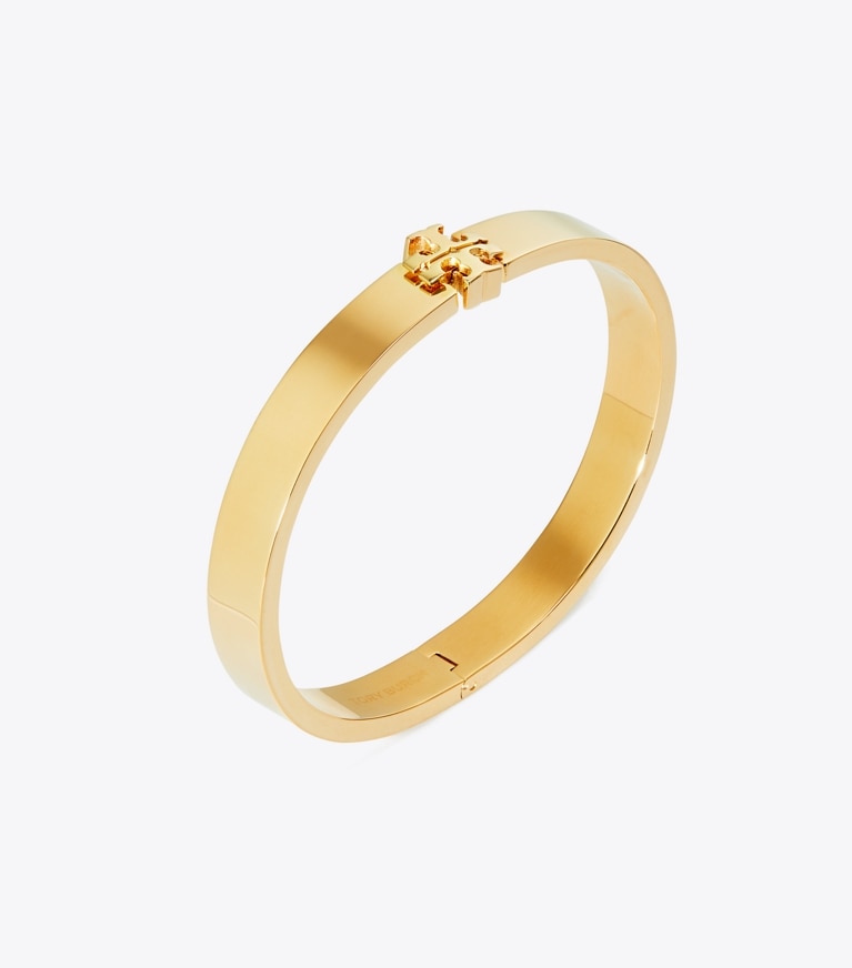 Tory Burch diseñador pulseras Pulsera mediana Icon en Tory Gold detalle