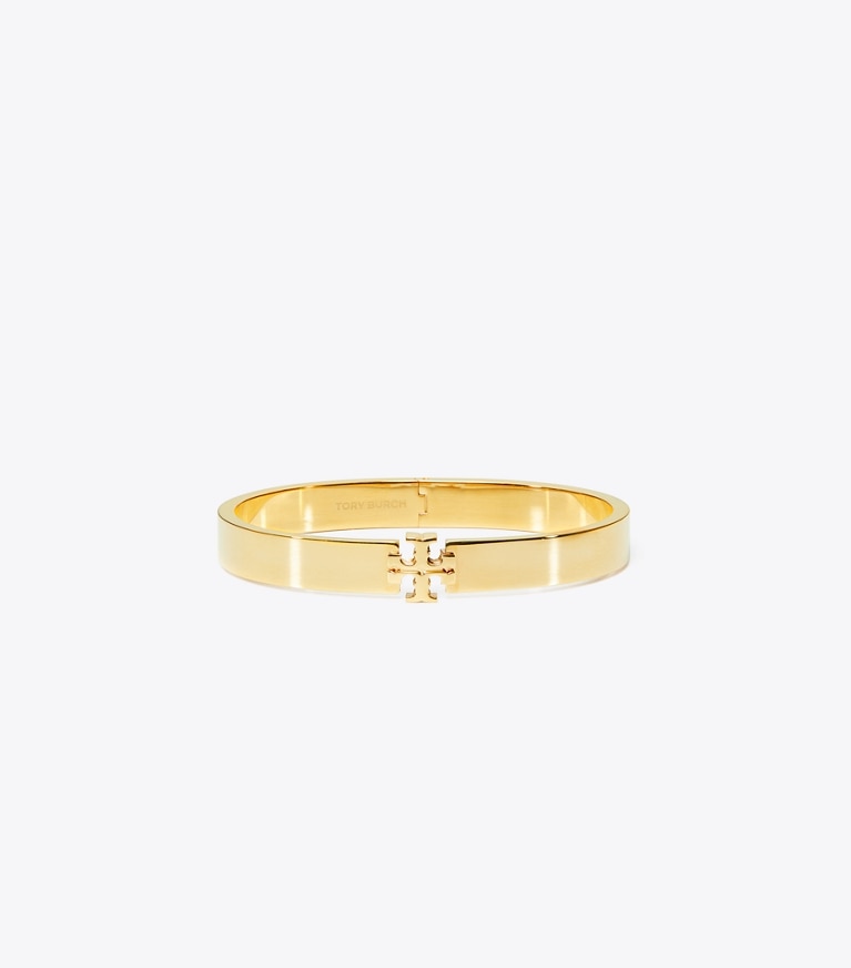 Tory Burch diseñador pulseras Pulsera mediana Icon en Tory Gold frente
