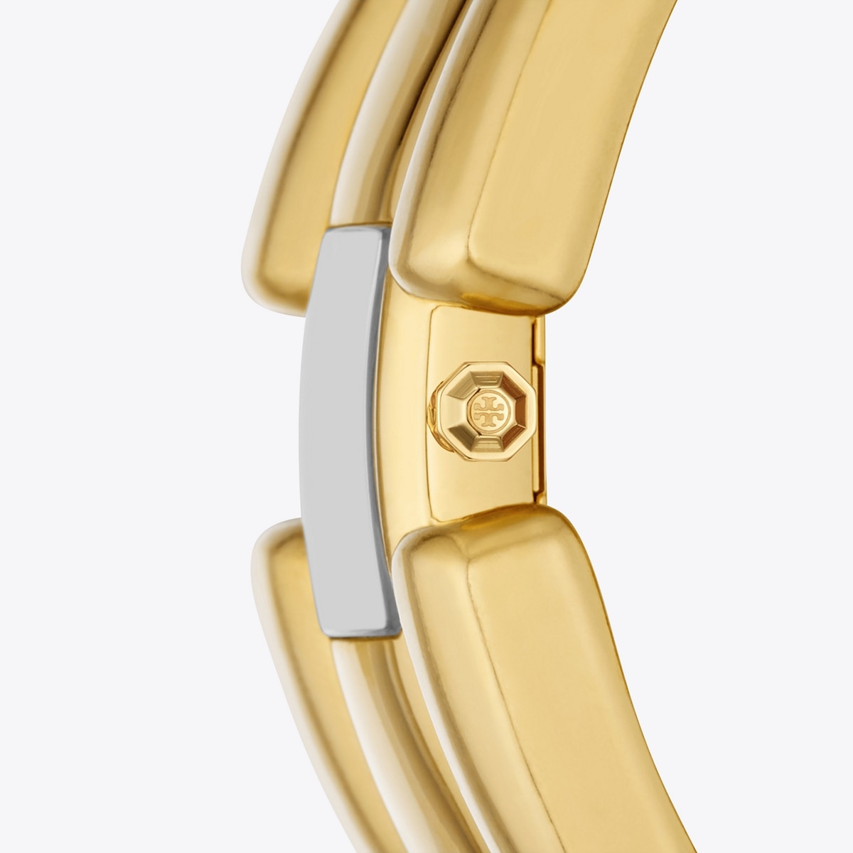 Tory Burch ブラック ゴールド ラップウォッチ Tory Burch Women's Gold-Tone Logo Black Leather Strap Watch