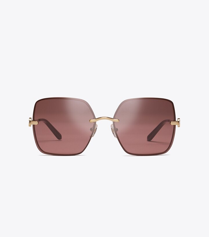 Dunhill Sonnenbrille in Braun Damen Accessoires Sonnenbrillen 