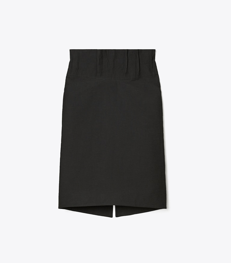 Tory Burch designer ボトムス キルトコットン スカート in Black front