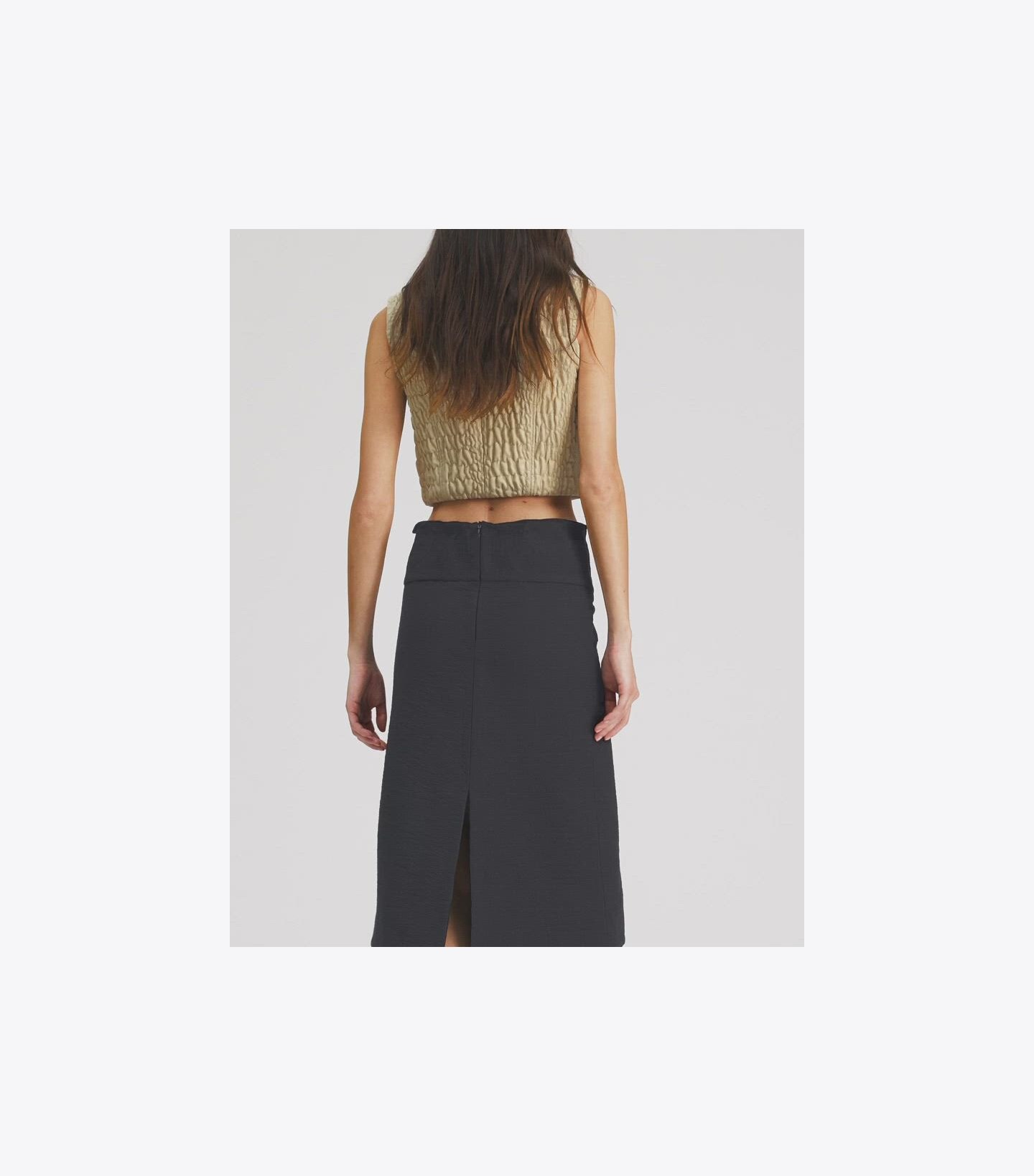 Quilted Cotton Skirt