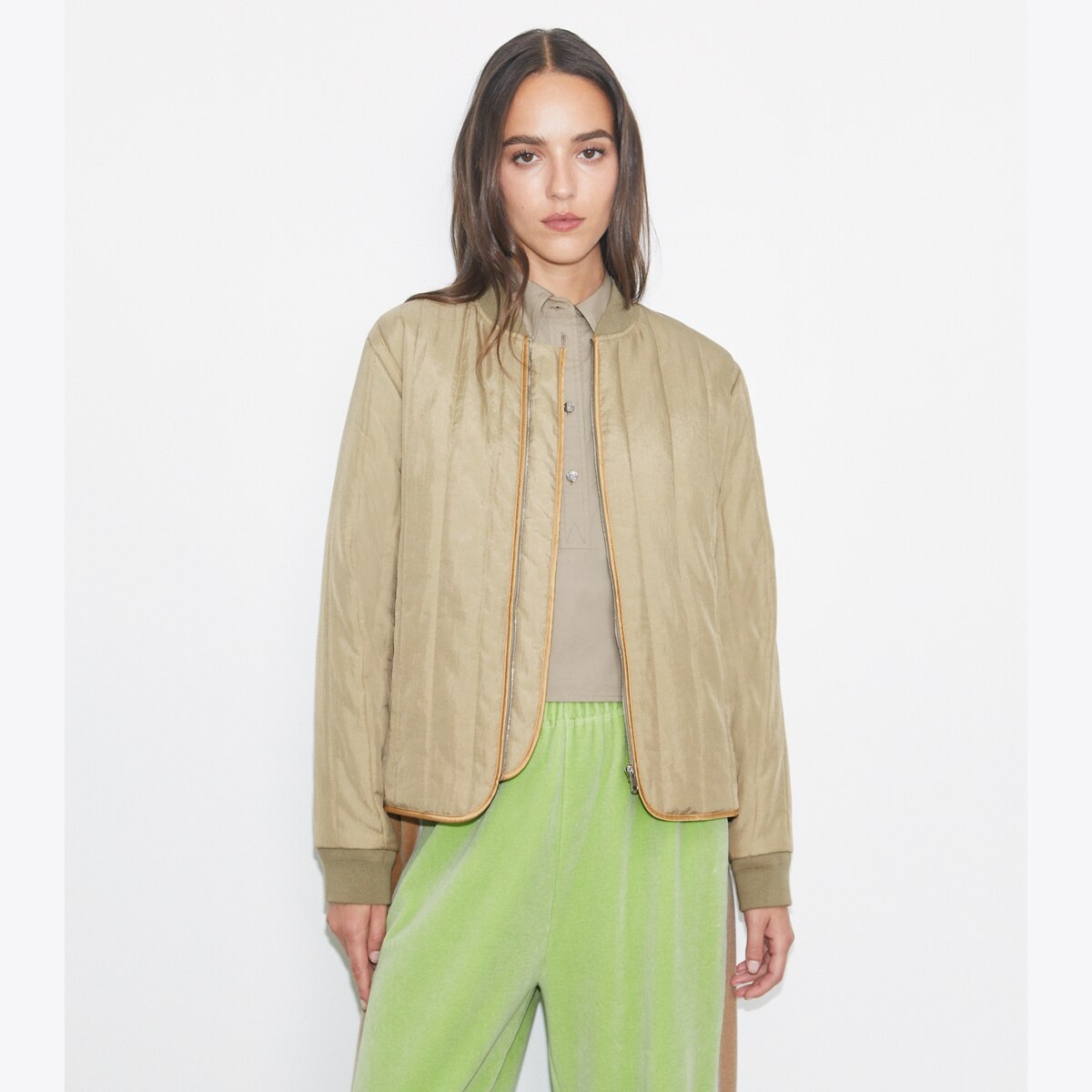 Quilted Nylon Jacket: Women's Designer Jackets | Tory Sport