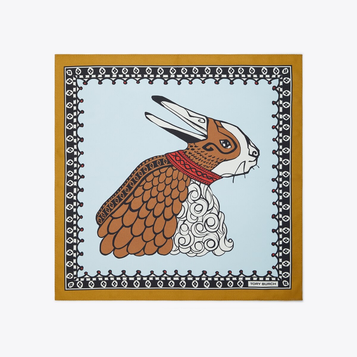 Rabbit Duck Mirage Neckerchief: Women's Designer Scarves | Tory Burch