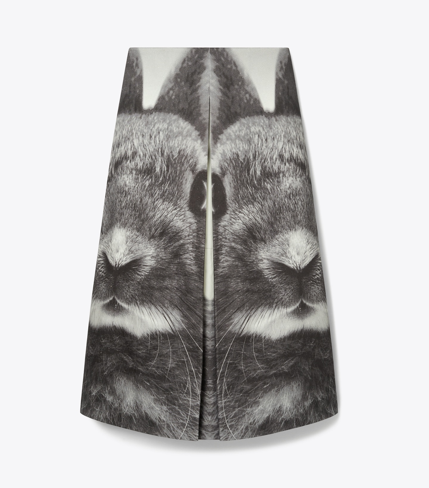 Rabbit Printed Denim Skirt