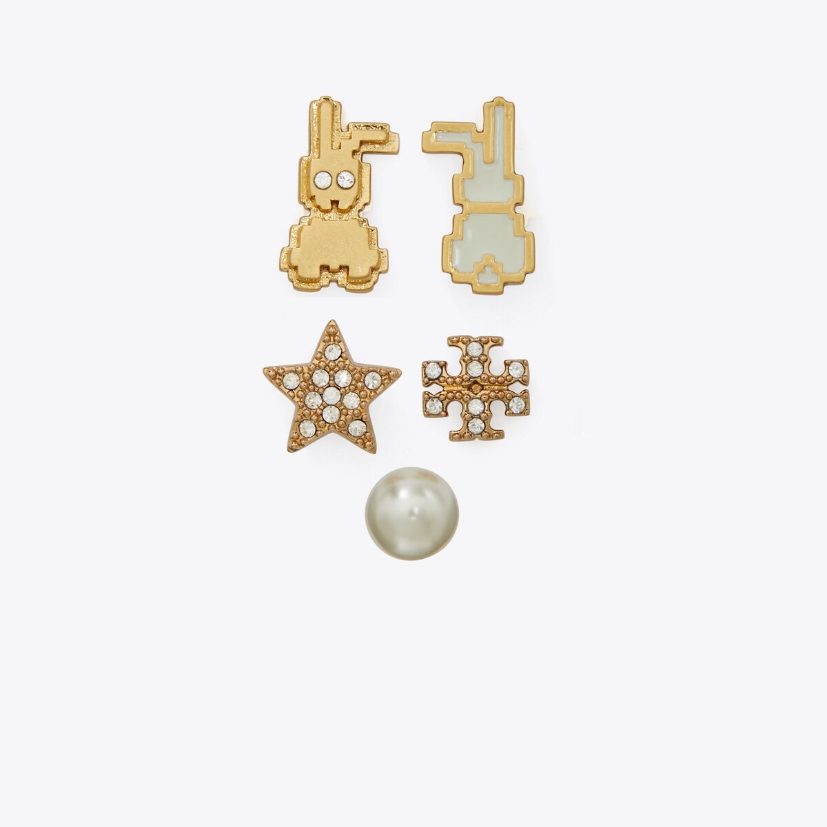 Rabbit Stud Earring Set: Women's Designer Earrings | Tory Burch