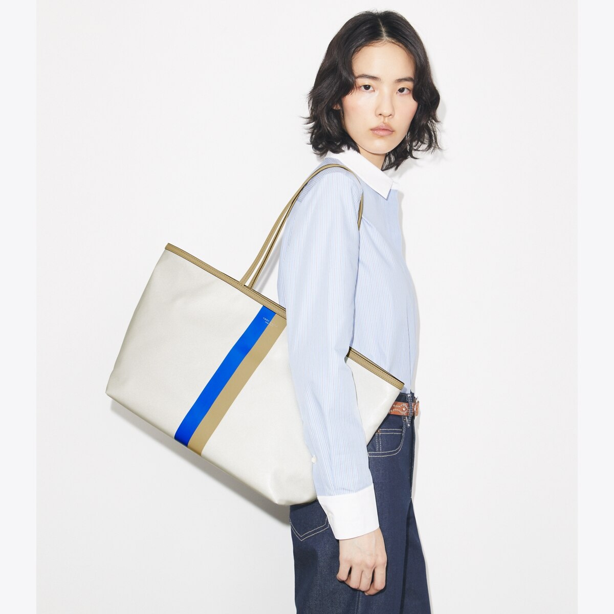 Racer Tote: Women's Designer Tote Bags | Tory Burch