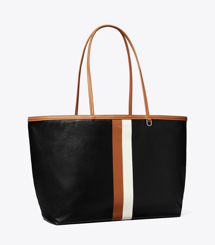Tory Burch designer トートバッグ レーサー トートバッグ in Black angle