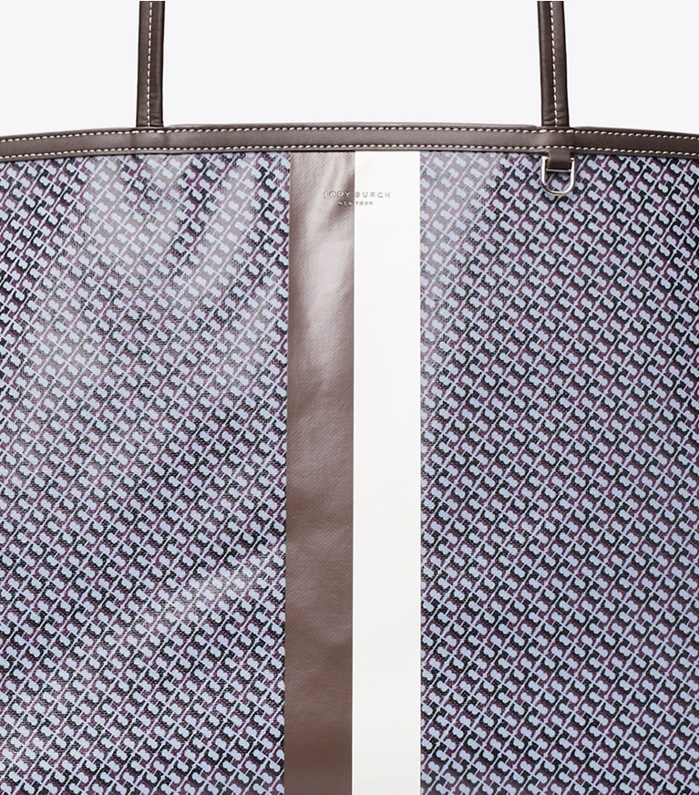 Tory Burch designer tote bags Racer XL Tote in Blue detail