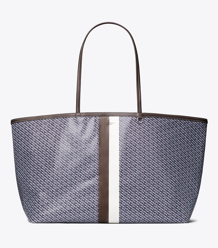 Tory Burch designer tote bags Racer XL Tote in Blue front